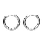 Charm Series oorbellen rond - zilverkleurig