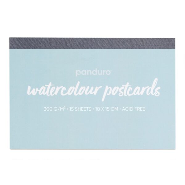 Panduro blok aquarelpapier - A6 postkaarten - Afbeelding 1