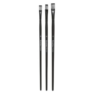 Kreatima Studio set penselen - plat - 3 stuks