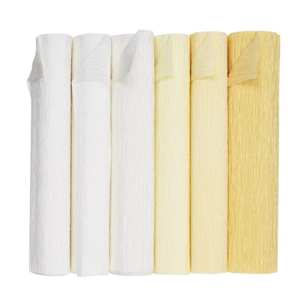Crêpepapier set - 6 stuks - Ivory Dreams - Afbeelding 1