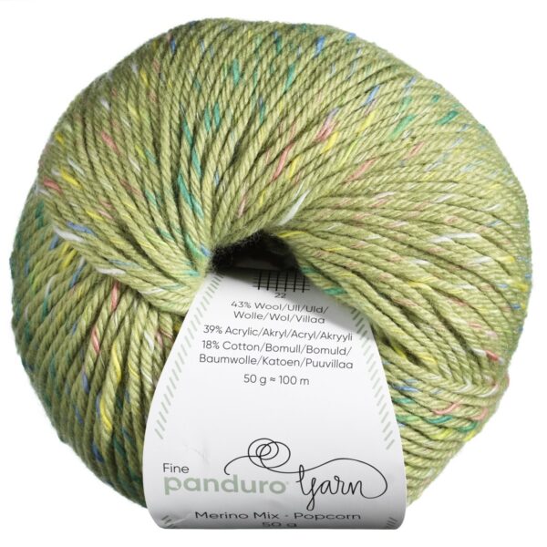 Panduro garen Merino Mix Popcorn - pistache - Afbeelding 1