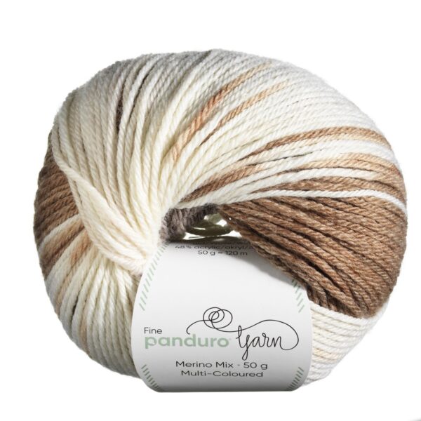 Panduro garen Merino Mix Multi-Coloured - beige - Afbeelding 1