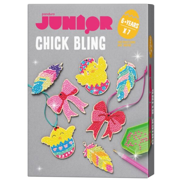 Panduro Junior DIY kit - Bling Dot Chicks - Afbeelding 1