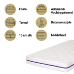 Matras Peuterbed Träumeland 70x140 Ocean