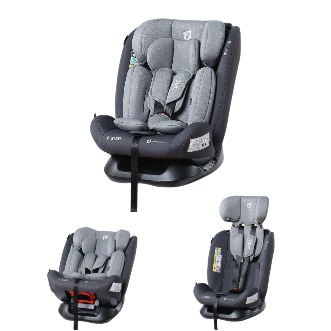 Autostoel Titanium Baby Vigo I-Size Grey Autostoel Titanium Baby Vigo I-Size Grey - Afbeelding 1