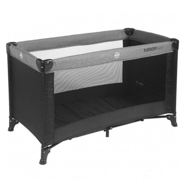 Campingbed Titanium Baby Black - Afbeelding 1