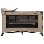 Campingbed Novi Baby® Nora Premium Walnut/Timeless Taupe