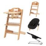 Kinderstoel Novi at Home® 1-2 Grow Natural/Black Melange