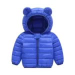 Mini Fashion™ - Polyester winterjas met Capuchon Navy / 100 (4-5 jaar) | Educatief Speelgoed