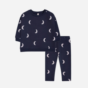 Mini Fashion™ - Trending&Comfortabel - Pyjama Set Zwart / 73 (6-12 maanden) | Educatief Speelgoed