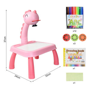 Let's create™ - Leren tekenen - Painting projector Dino Roze | Educatief Speelgoed