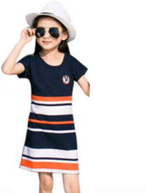 Mini Fashion™ - Leuk Voor Het Gezin - Gestreepte Familie Set Meiden / Kinderen  140 - (11-12 jaar) | Educatief Speelgoed