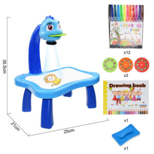 Let's create™ - Leren tekenen - Painting projector Dieren Blauw | Educatief Speelgoed