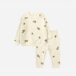 Mini Fashion™ - Trending&Comfortabel - Pyjama Set Wit / 100 (2-3 jaar) | Educatief Speelgoed