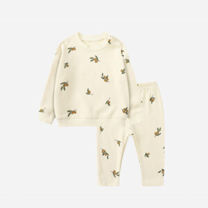 Mini Fashion™ - Trending&Comfortabel - Pyjama Set Wit / 73 (6-12 maanden) | Educatief Speelgoed
