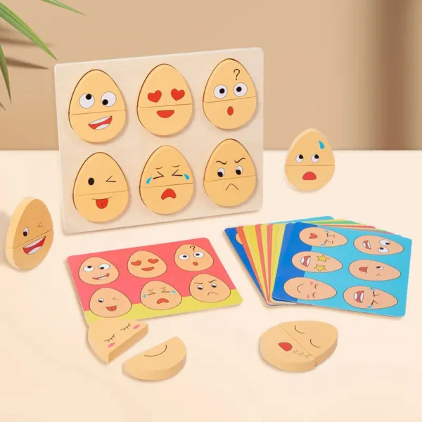 Woods™ - Expressie Eieren - Het Interactieve Leerspel | Educatief Speelgoed - Afbeelding 1