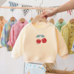 Mini Fashion™ - Kersen Sweater Kers - Crème / 120 (5 jaar) | Educatief Speelgoed