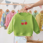 Mini Fashion™ - Kersen Sweater Kers - Groen / 110 (4 jaar) | Educatief Speelgoed