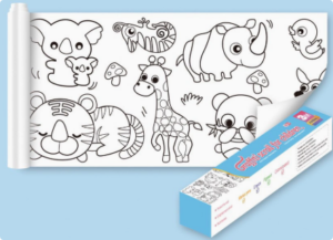 ColoringPaper™ - Laat de creativiteit in je kleine los! - XXL Kleurplaat Dieren | Educatief Speelgoed