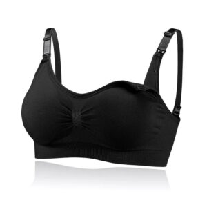 Mini Fashion™ - Makkelijk Voor Babyvoeding - Borstvoeding BH Zwart / XXL | Educatief Speelgoed
