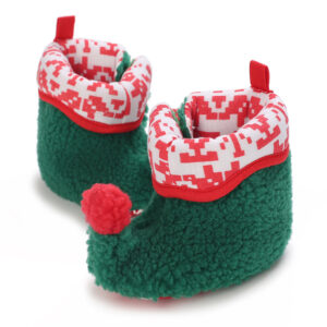 Mini Fashion™ - Kerst Kinder Pantoffels Groen / 23 (12-18 maanden) | Educatief Speelgoed