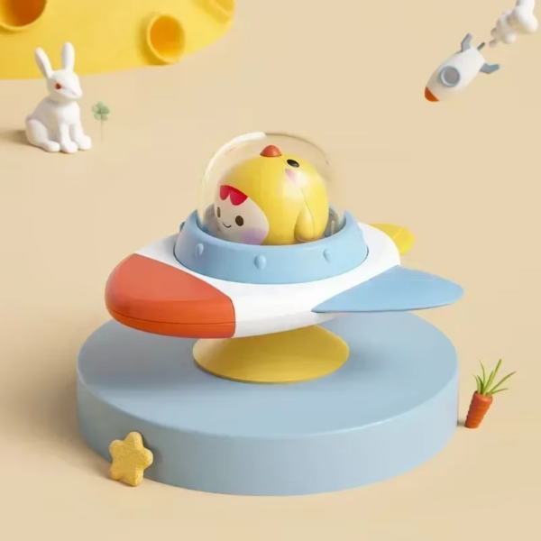 Suction Spinner™ – Samen zonder strijd – Draaispeeltje Kip | Educatief Speelgoed - Afbeelding 1