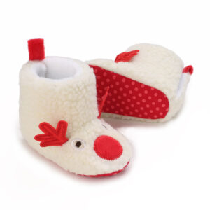 Mini Fashion™ - Kerst Kinder Pantoffels C-834 / 21 (0-6 maanden) | Educatief Speelgoed