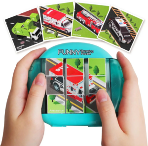 Twisty Puzzle™ - Eindeloos Puzzelplezier - Draaipuzzel Ambulance 9 vlakjes | Educatief Speelgoed