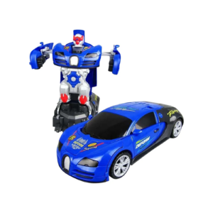 Transformer Car™ - Transformeren en rijden - speelgoedauto Blauwe Auto en Transformer | Educatief Speelgoed
