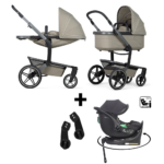 Kinderwagen Joolz Day5 Sage Green + Autostoel EasyGo Buz Pro I-Size 360 Ink&Base&Adapterset