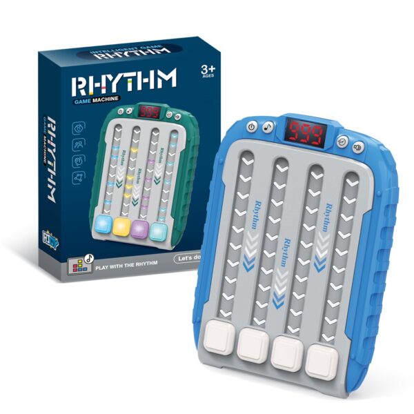 Rhythm™ - Vermindert stress, verbetert reactievermogen - Snelheidsspel Blauw | Educatief Speelgoed - Afbeelding 1