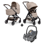 Kinderwagen Joolz Hub2 Sandy Taupe + Autostoel Maxi-Cosi Rock