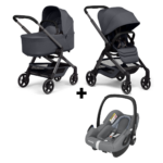 Kinderwagen Joolz Hub2 Stone Grey + Autostoel Maxi-Cosi Rock