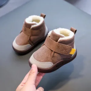 Mini Fashion™ - Super warm - Kinder Winter Boots Bruin / 22 (3-4 jaar) | Educatief Speelgoed
