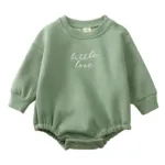 Mini Fashion™ - Warm&Comfortabel - Trui Romper Groen / 66 (3-6 maanden) | Educatief Speelgoed