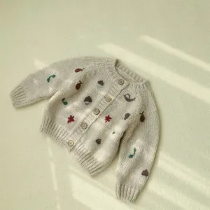 Mini Fashion™ - Warm&Fijn Materiaal - Trui&Rok Trui - Grijs / 100 (3 jaar) | Educatief Speelgoed