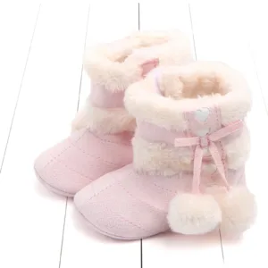 Mini Fashion™ - Warme Voetjes - Snowboots Licht Roze / 19 (9-15 maanden) | Educatief Speelgoed