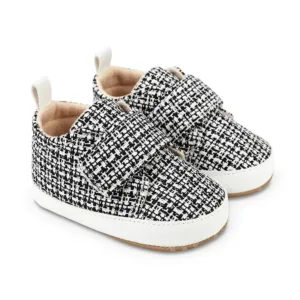 Mini Fashion™ - Klittenband Sluiting - Kinder Schoenen Zwart / 18 (6-9 maanden) | Educatief Speelgoed