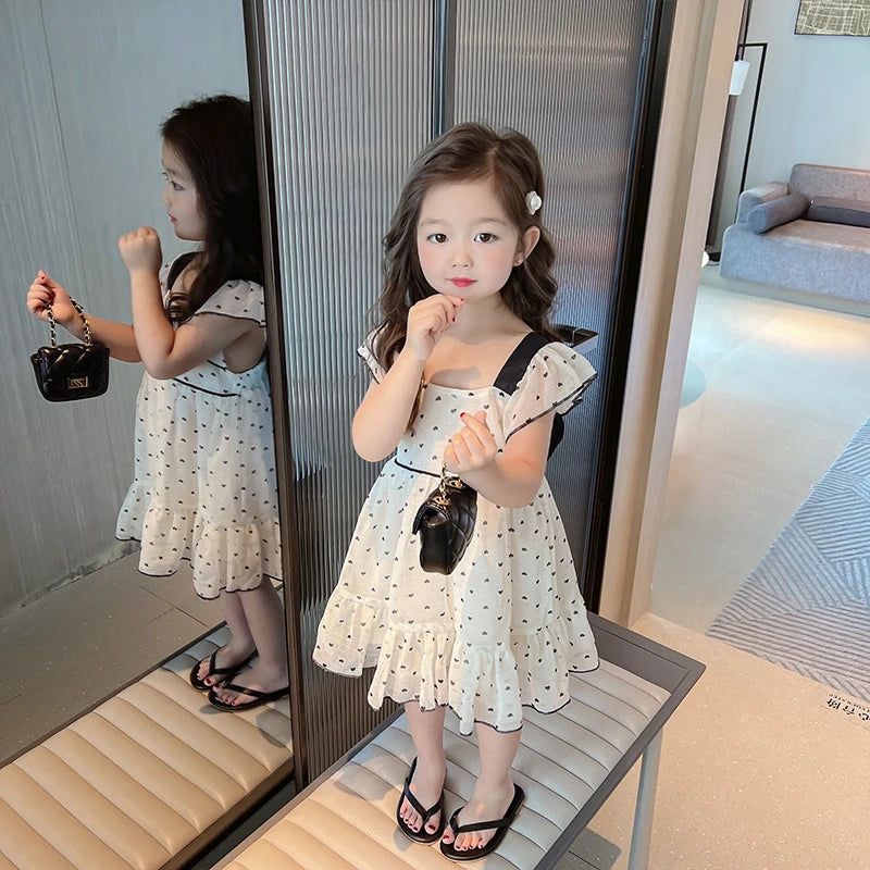 image_250_Teenage_Girls_Dress_Heart_Pattern_Dress_For_Girl_Casual_Style_Children_Dress_Summer_Costume_Girl_Girls_Casual_Dresses__0 Mini Fashion™ - Vrolijke Verwondering - Zomerjurkje 98 (3 jaar) | Educatief Speelgoed - Afbeelding 1