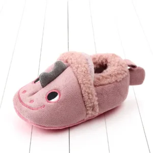 Mini Fashion™ - Knuffel zachte dieren - Peuter Dieren pantoffels Draak Roze / 15 (0-6 maanden) | Educatief Speelgoed
