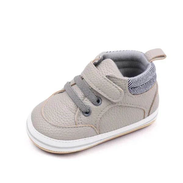 Mini Fashion™ - De eerste stapjes - Baby schoenen Grijs / 13 (15-24 maanden) | Educatief Speelgoed - Afbeelding 1