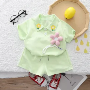 Mini Fashion™ - Comfort&Stijl - Meiden Zomerset Groen / 98 (3 jaar) | Educatief Speelgoed