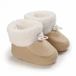 Mini Fashion™ - Warm&Zacht -  Kinder Winterlaarzen Apricot / 16 (0-6 maanden) | Educatief Speelgoed