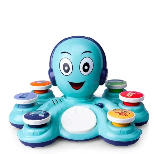 Musical Octo™ - Octopus Muziekfeest - Muziek Speelgoed Blauw | Educatief Speelgoed - Afbeelding 1