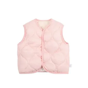 Mini Fashion™ - Voor Jongens&Meisjes - Bodywarmer Roze / 80 (9-12 maanden) | Educatief Speelgoed