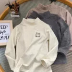 Mini fashion™ - Bear - Fleece Shirt Beige / 90 (2 jaar) | Educatief Speelgoed