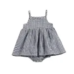Mini Fashion™ - Meiden Jurk Romper Zwart / 90 (12-18 maanden) | Educatief Speelgoed