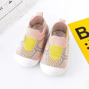 Mini Fashion™ - BabyGrip - Antislip Schoenen Roze / 24 (2-2.5 jaar) | Educatief Speelgoed