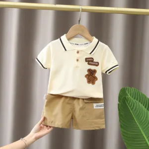 Mini Fashion™ - Comfortabel&Zacht - Jongens Zomerset Beige / 90 | Educatief Speelgoed