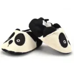 Mini Fashion™ - Anti-slip Zolen - Slofjes Panda / 17 (6-12 maanden) | Educatief Speelgoed